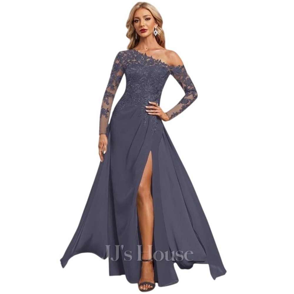 JJ's House NWT Voncile Overskirt Chiffon Maxi Dress Size 8 Bridesmaid FairyCore